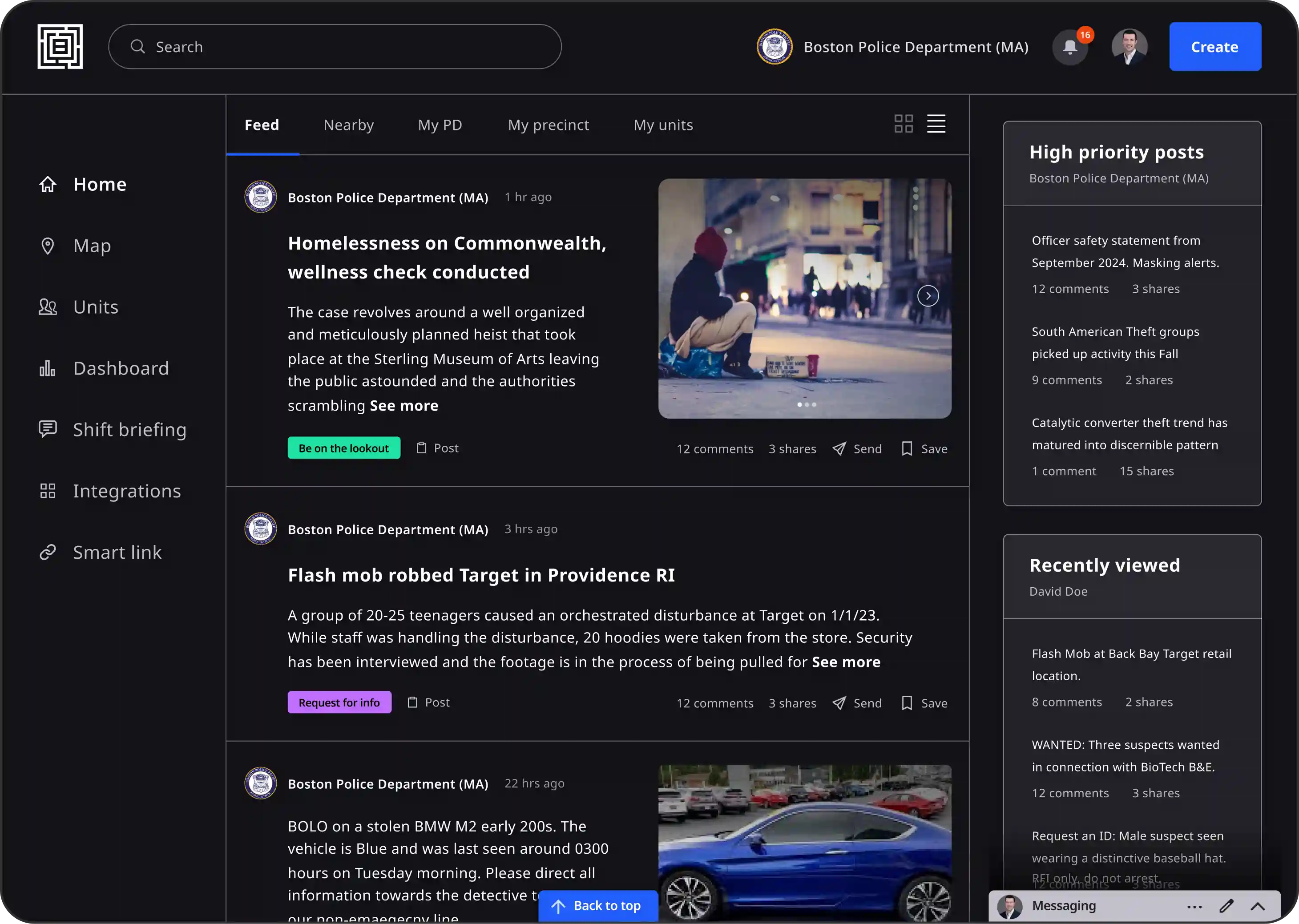 Image of the multitude insights app